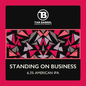 Tar Barrel Tar Barrel Standing on Business 6.3% American IPA Beer