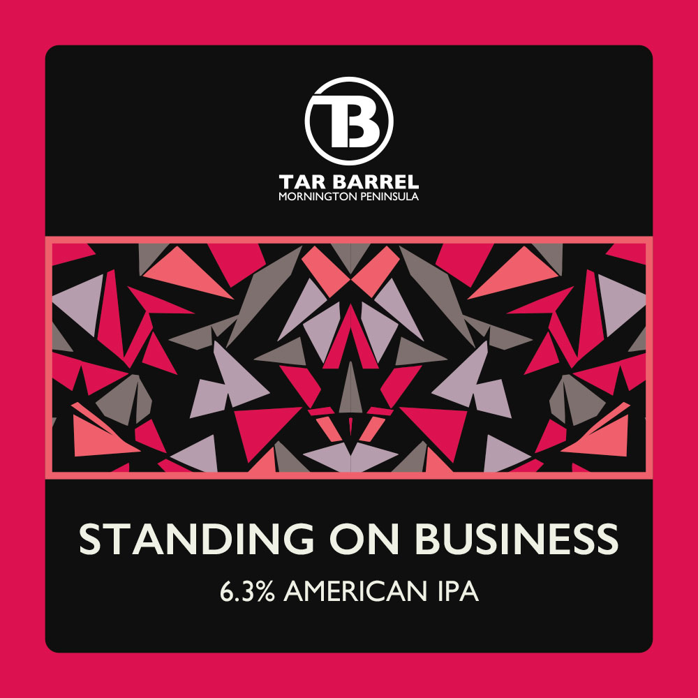 Tar Barrel Tar Barrel Standing on Business 6.3% American IPA Beer