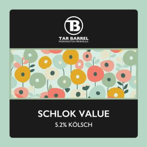 Tar Barrel Schlok Value 5.2% ABV Kölsch Beer