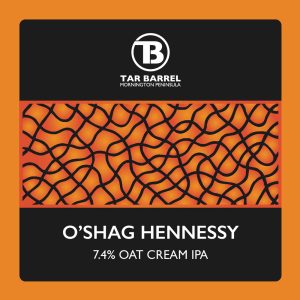O'Shag Hennessy 7.4% Oat Cream IPA Beer Decal