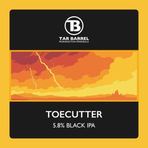 Tar Barrel - Toecutter 5.8% ABV Black IPA