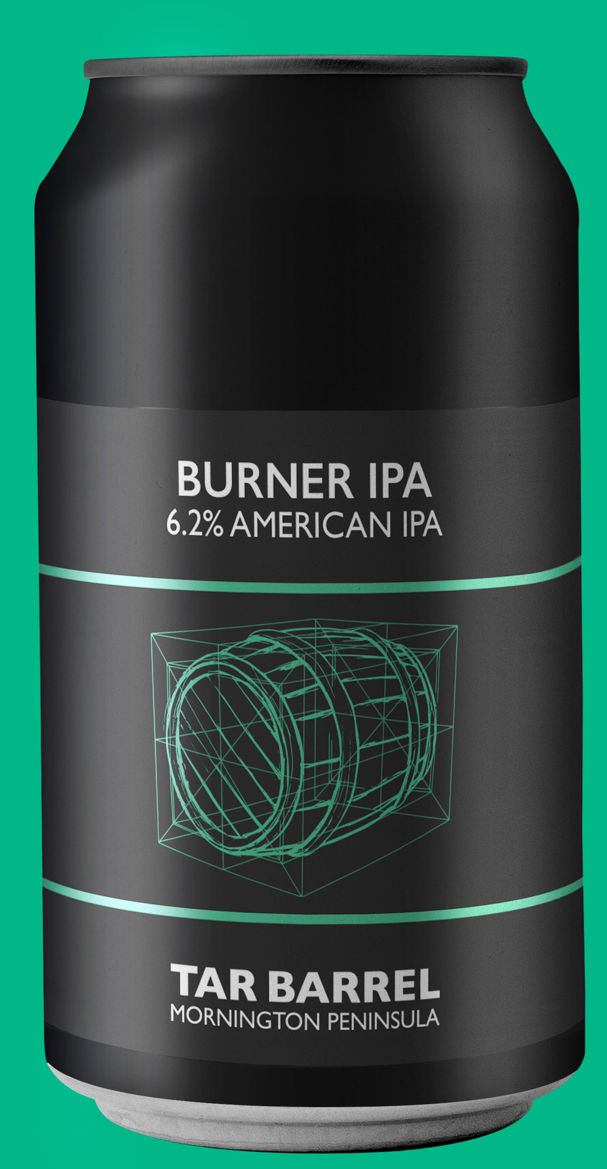 Tar Barrel Burner IPA American IPA can
